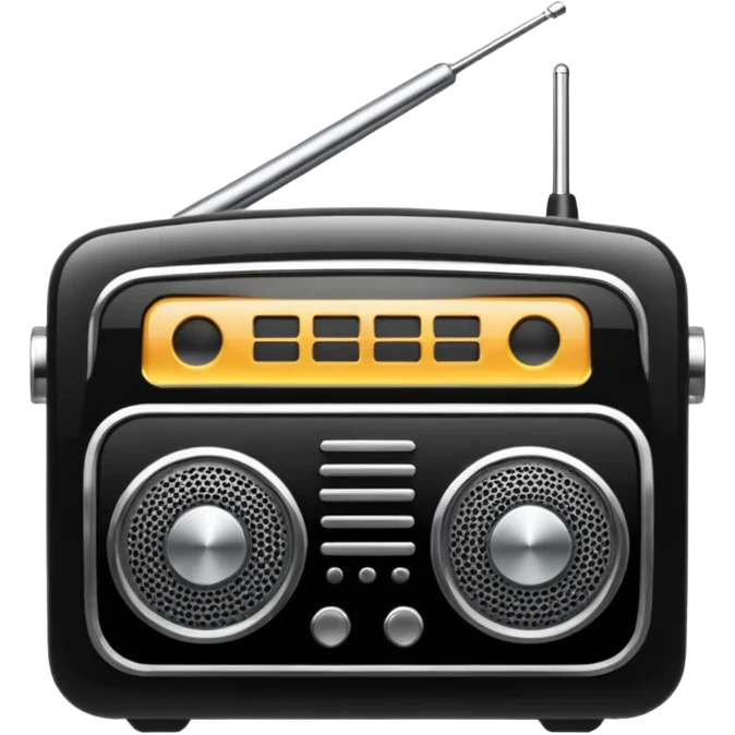 modern new radio emoji