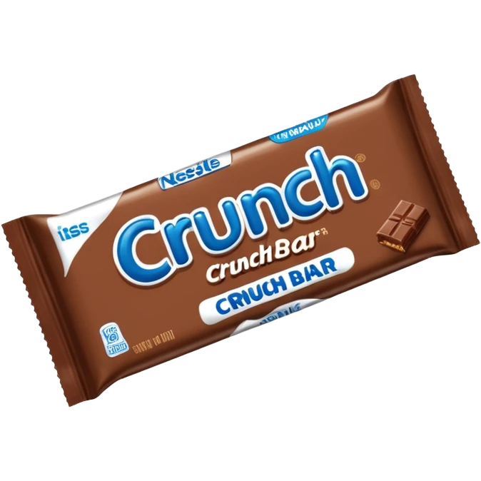 Nestle crunch bar emoji emoji