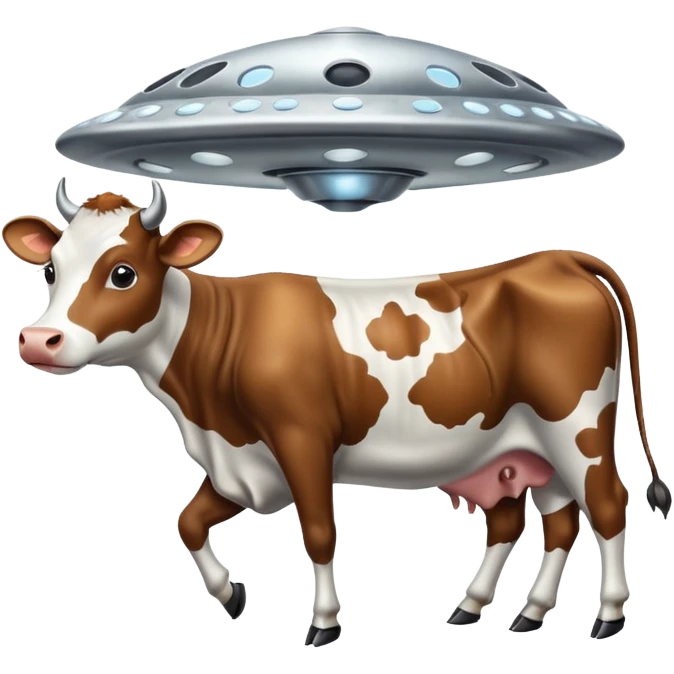 НЛО с коровой  emoji