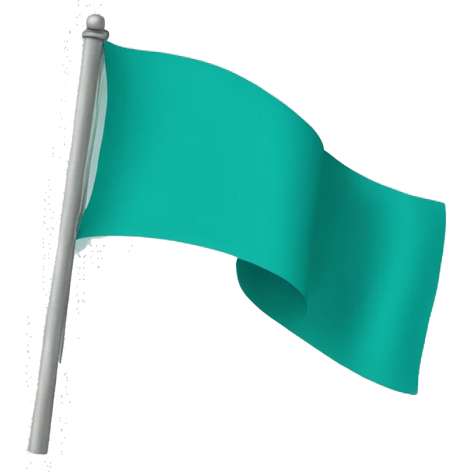 teal flag emoji