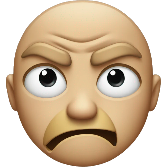angry face emoji