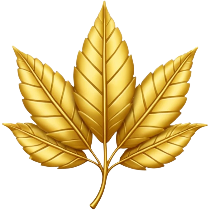 Leaves of gold  emoji
