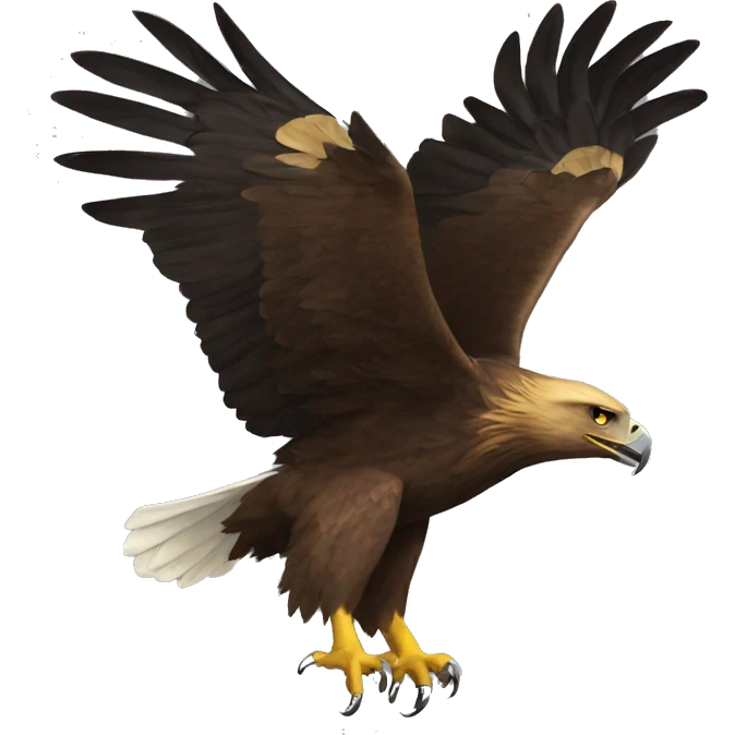 Golden eagle emoji