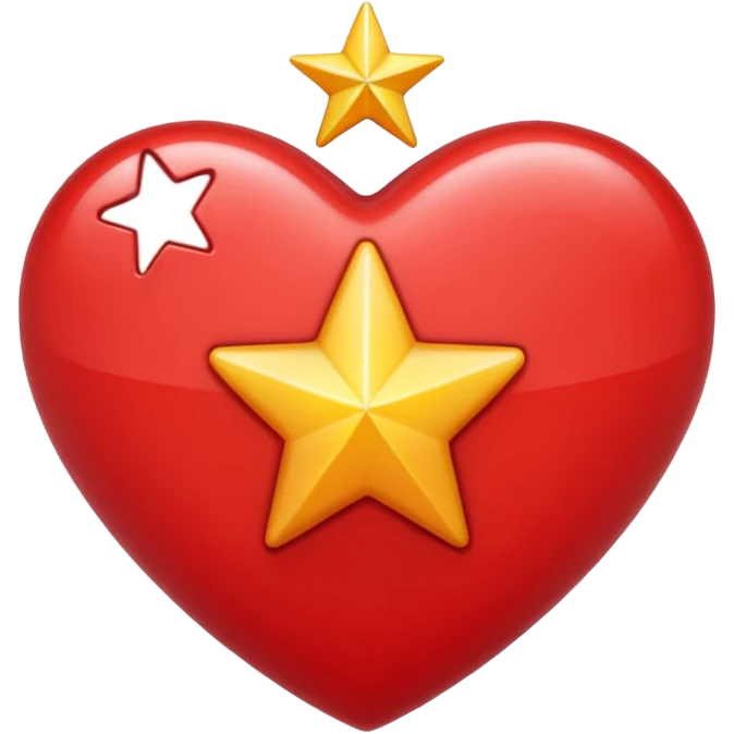 heart with a star emoji