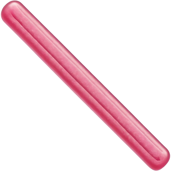 pink sour gummy stick emoji