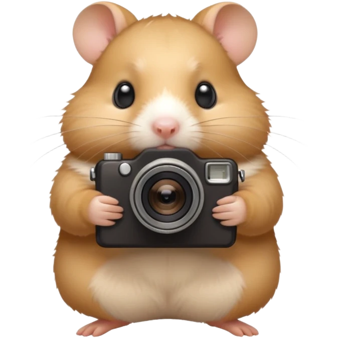 photographer  hamster emoji
