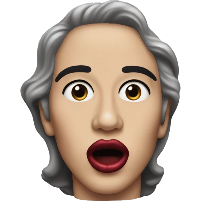 The lips from Rocky horror picture show emoji