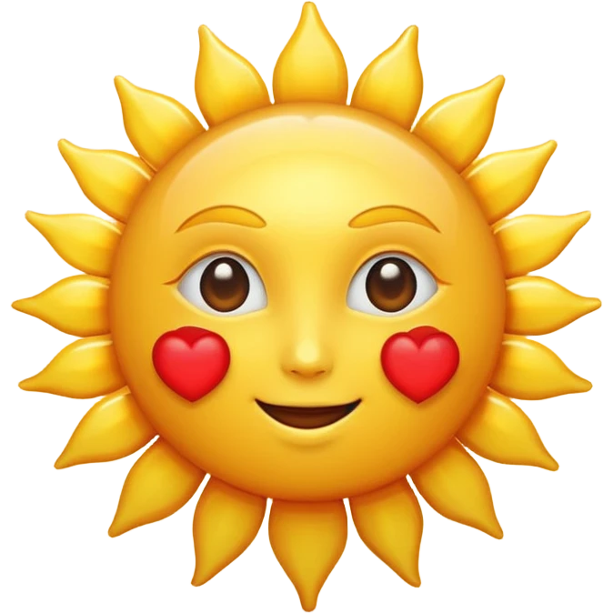 Sun Heart emoji