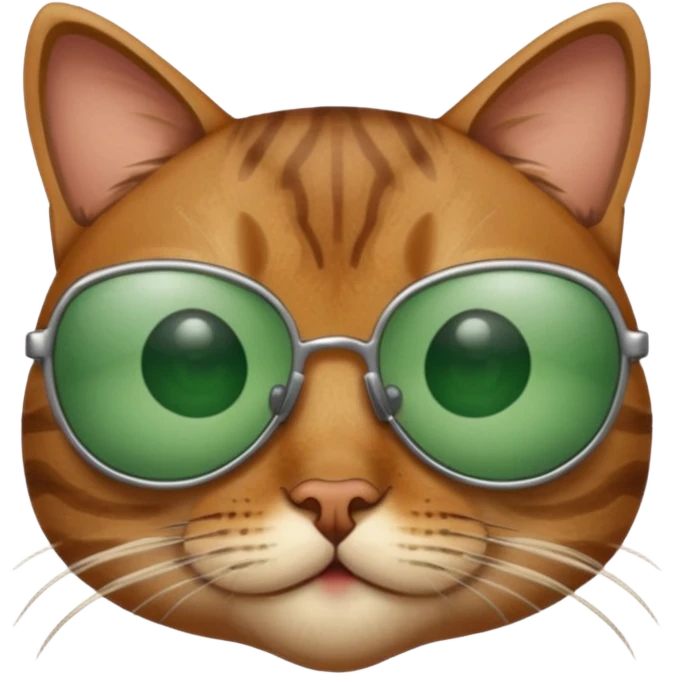 Cat wearing sunglasses emoji