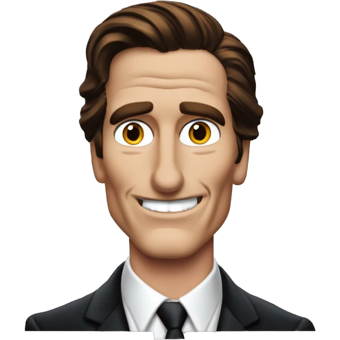 Patrick Bateman Christian bale Donald Duck Disney emoji