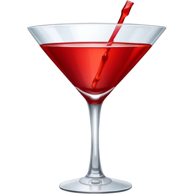 red martini glas emoji