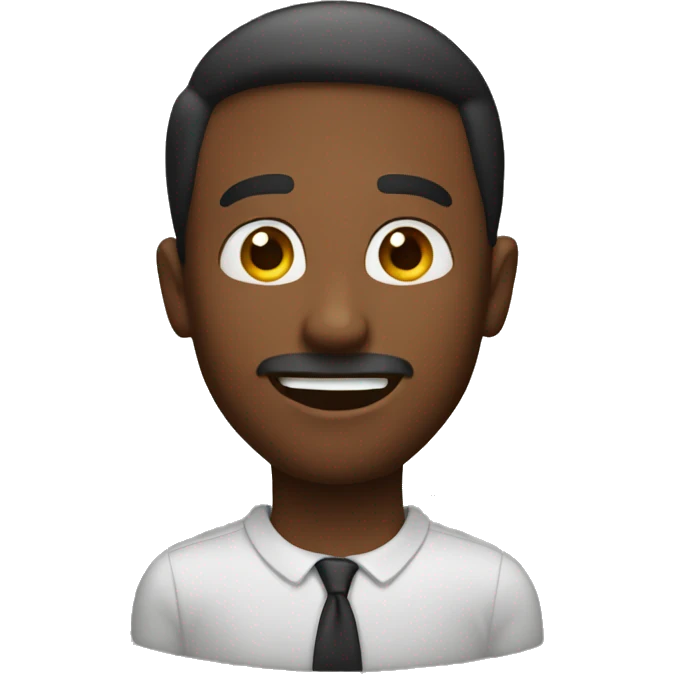man saying thank you emoji