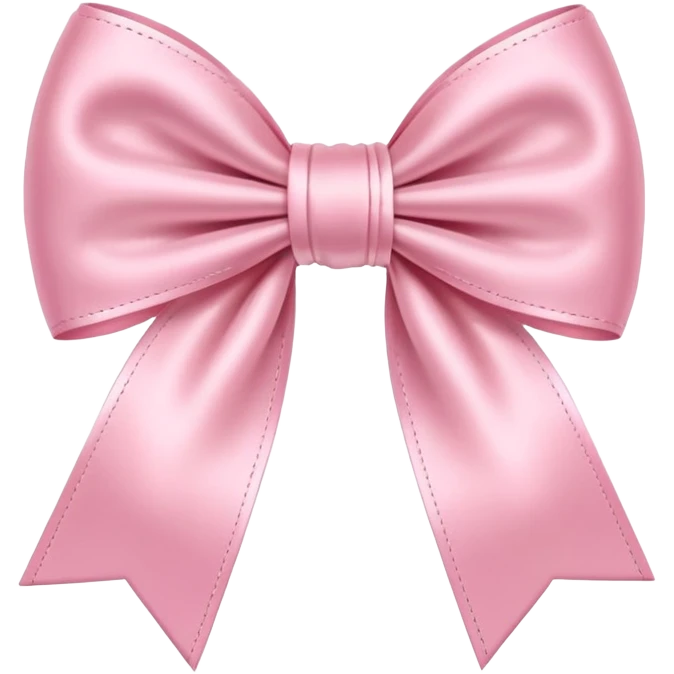 Baby pink bow emoji