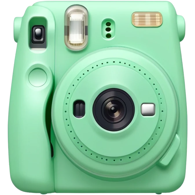 green instax camera emoji