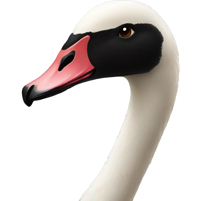 Black swan emoji