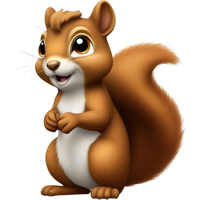 Mischievous squirrel  emoji