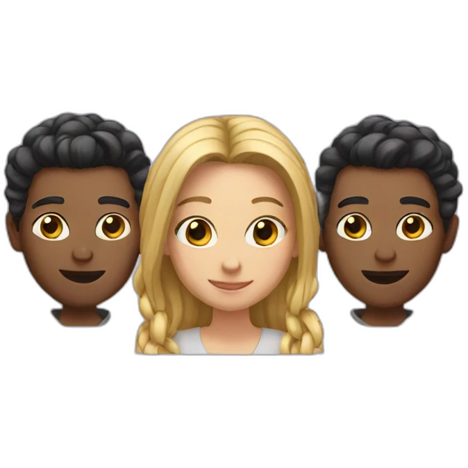 three emoji