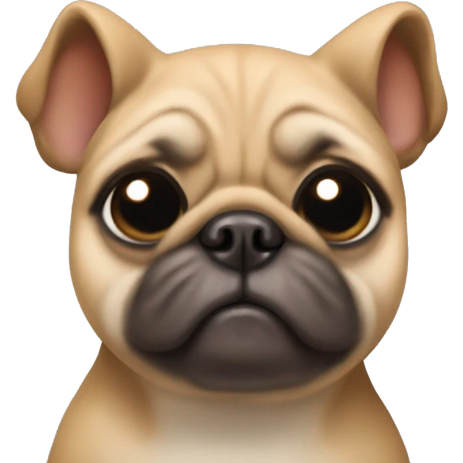 Squirrel pug emoji
