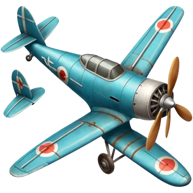 vintage plane emoji
