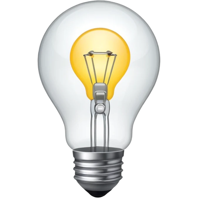 light bulb with small network nodes around emoji