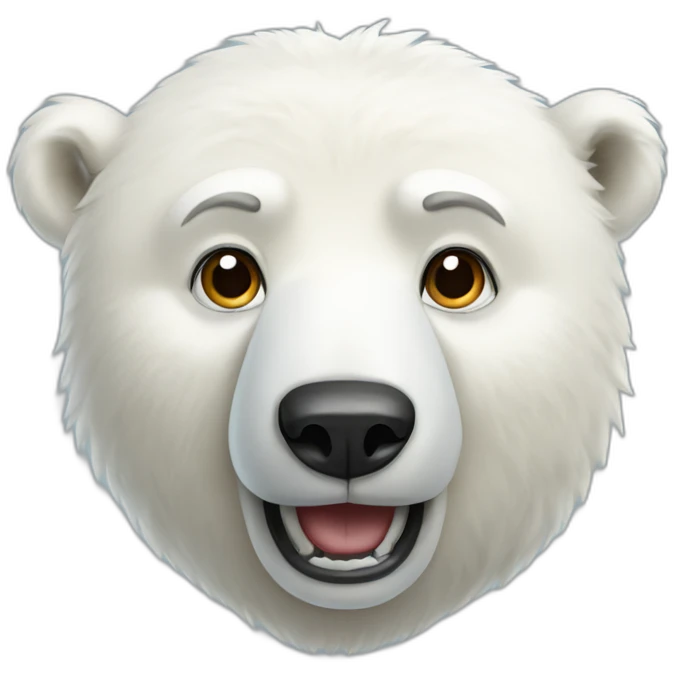 Polar bear emoji