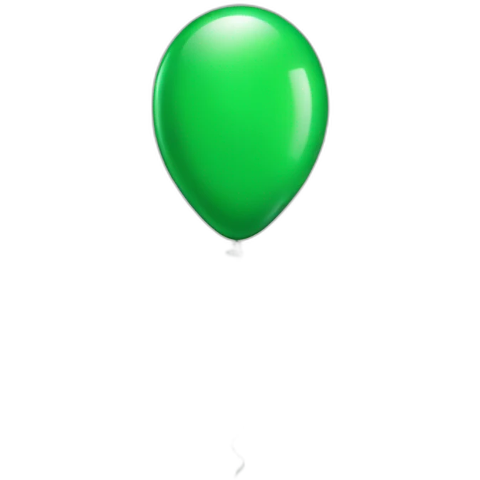 green balloon emoji