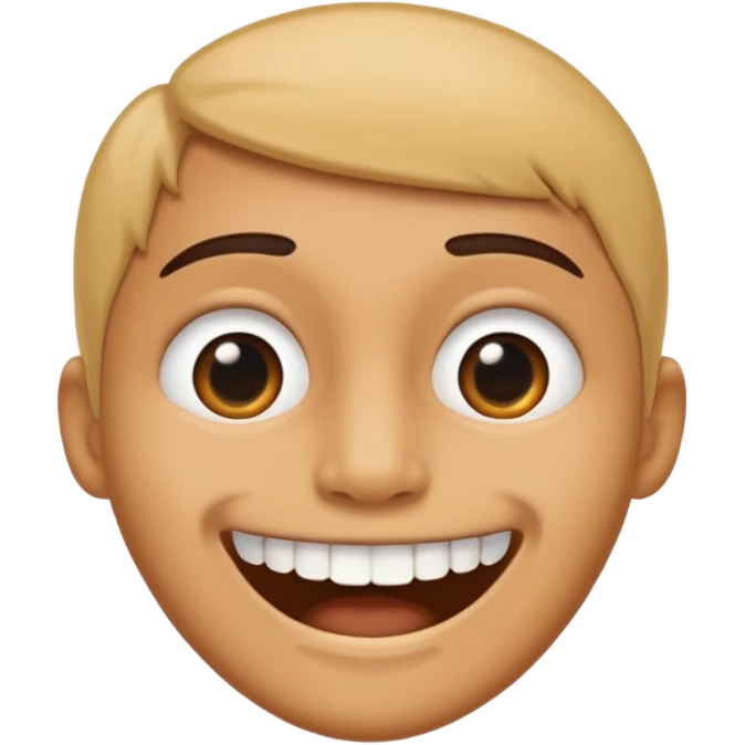 Face with only bottom teeth showing  emoji
