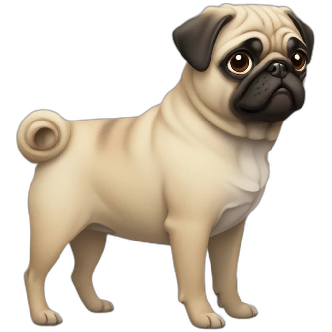 Pug emoji