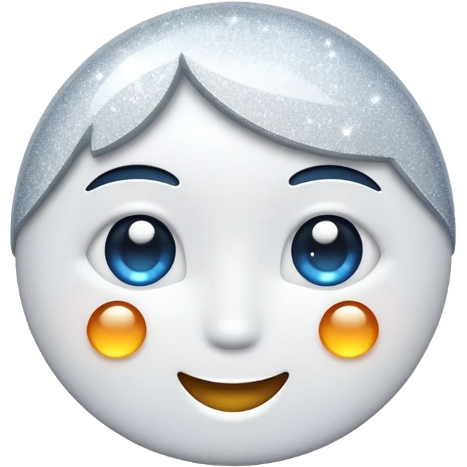 glitter white market emoji