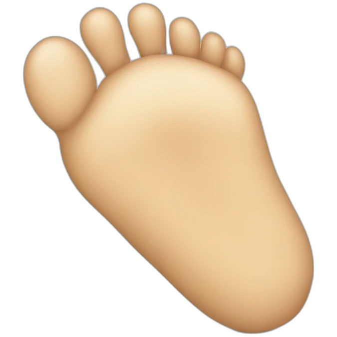Foot emoji
