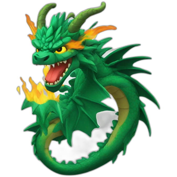 Drago feu emoji
