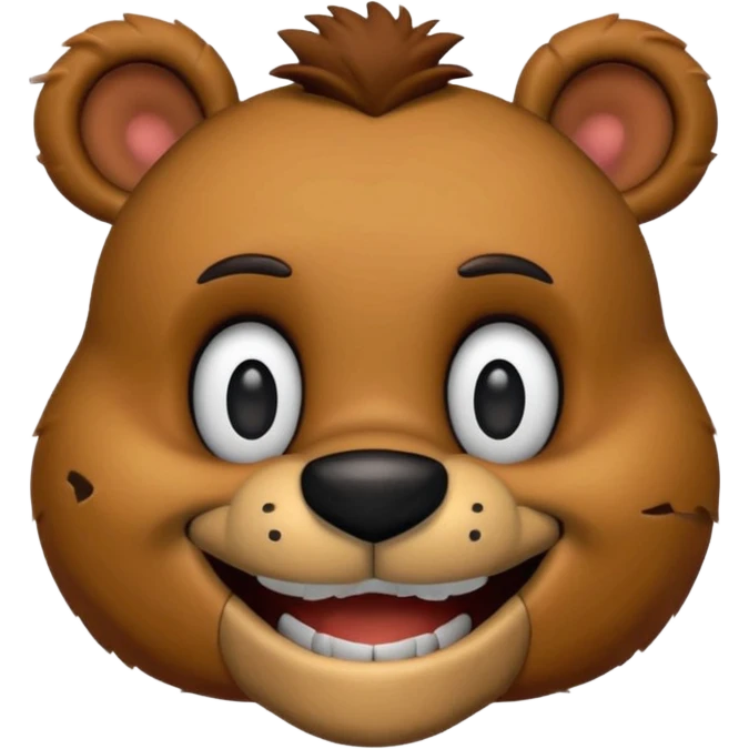 Make Freddy from fnaf emoji