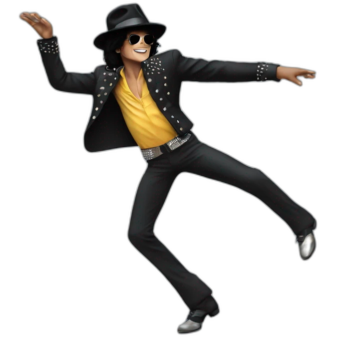 Michael Jackson dancing emoji