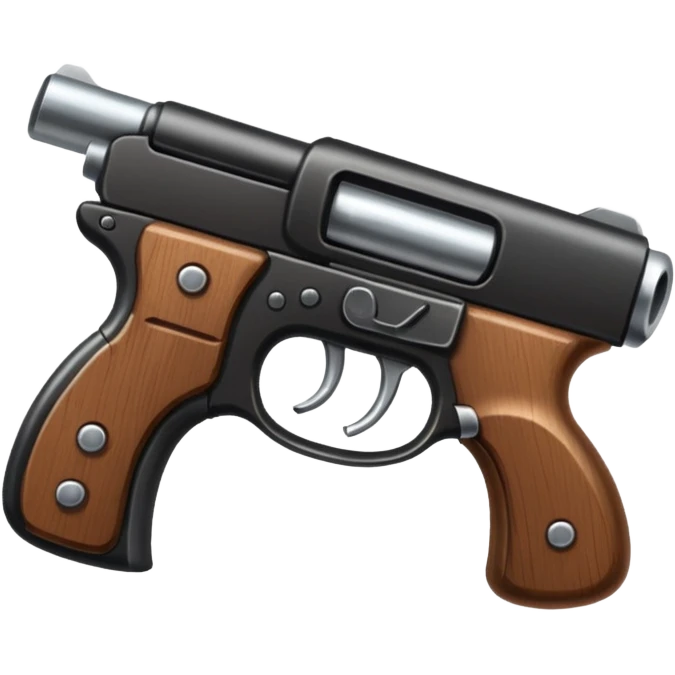 Gun with a bow emoji