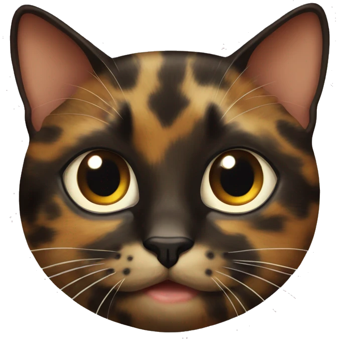 tortoiseshell cat  emoji