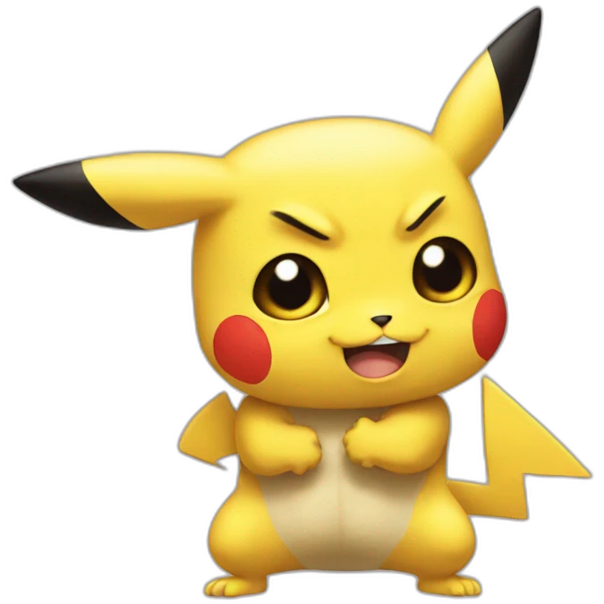 Muscle pikachu  emoji
