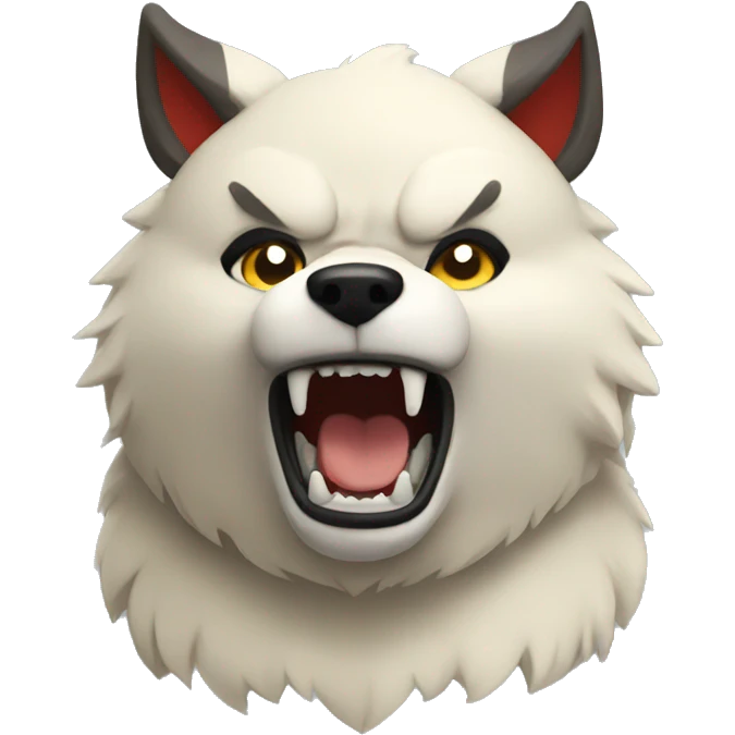 Sumo wolf emoji
