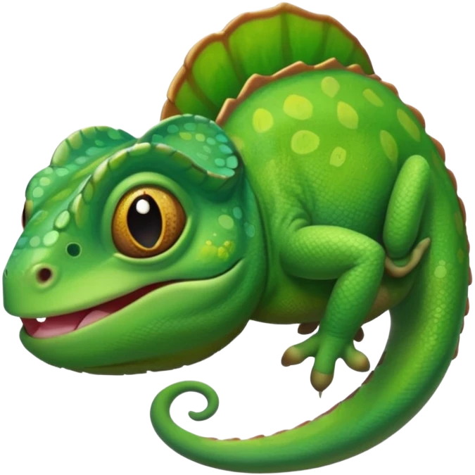 Chameleon from rapunzel cartoon  emoji