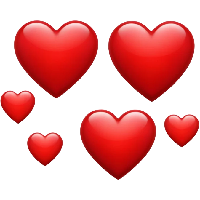 Hearts of love emoji