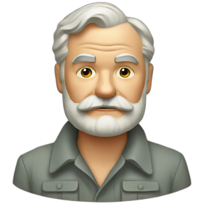 Ernest Hemingway emoji