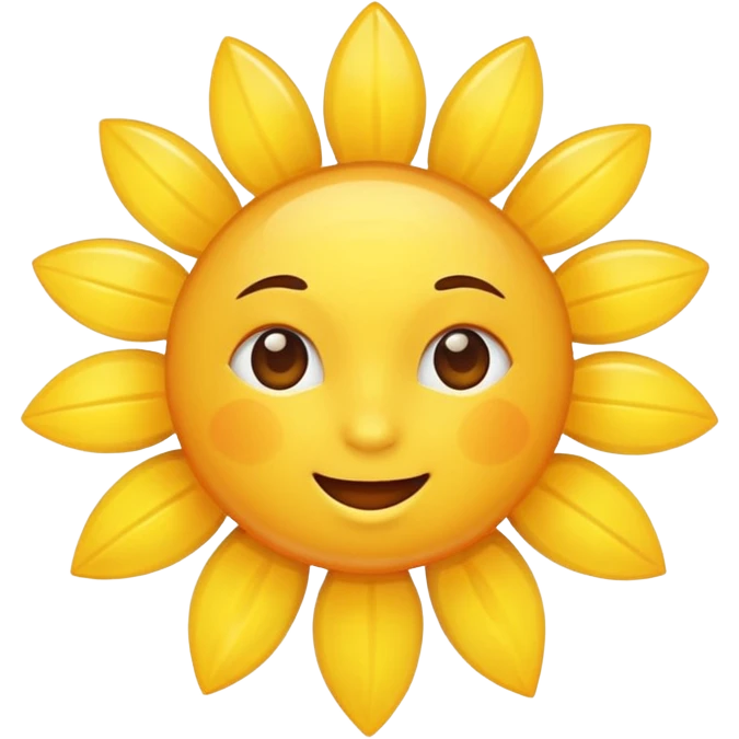 sunshine emoji