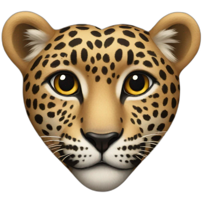 leopard heart emoji