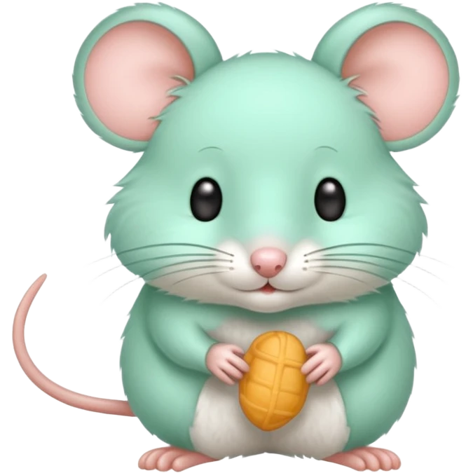 Mint colored mouse 🐭  emoji