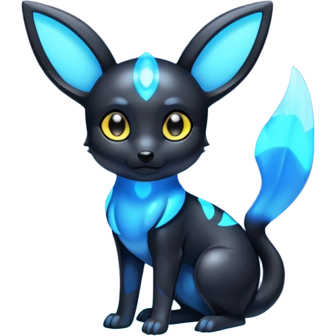 Blue Shiny Umbreon emoji