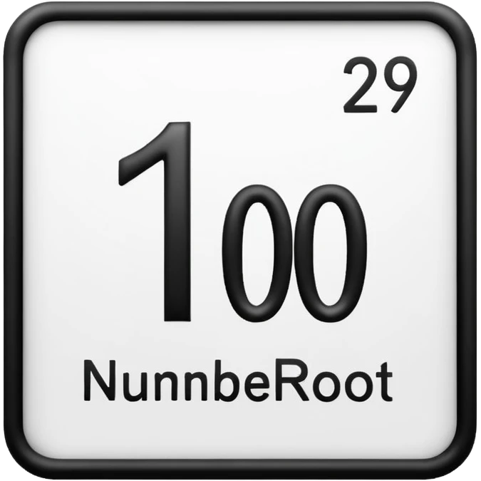 square root 100 emoji