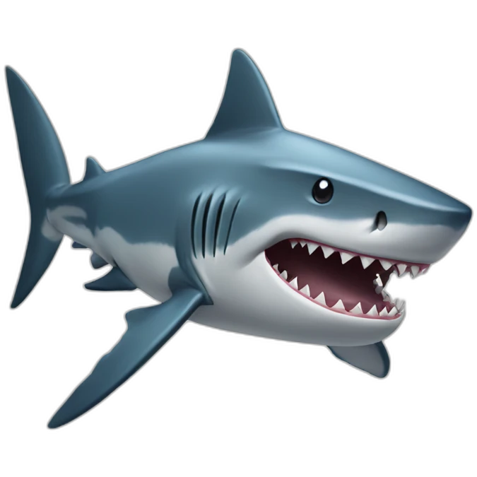 shark with an overbite emoji