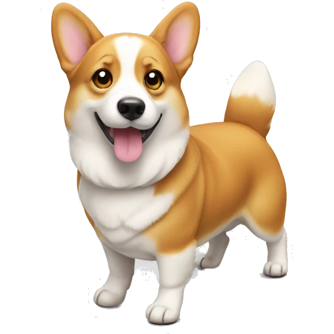 Cute corgi emoji