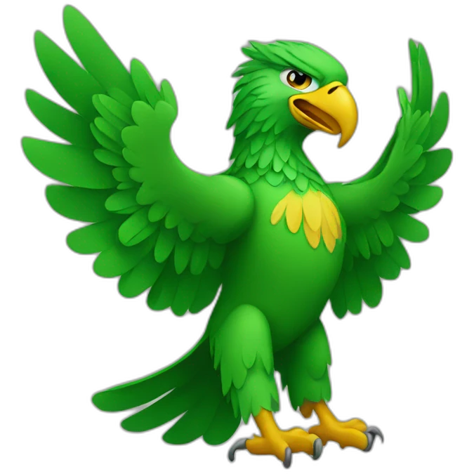 Green eagle emoji