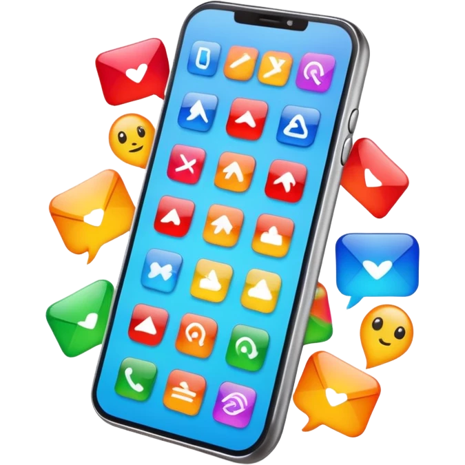 Ads on phone emoji