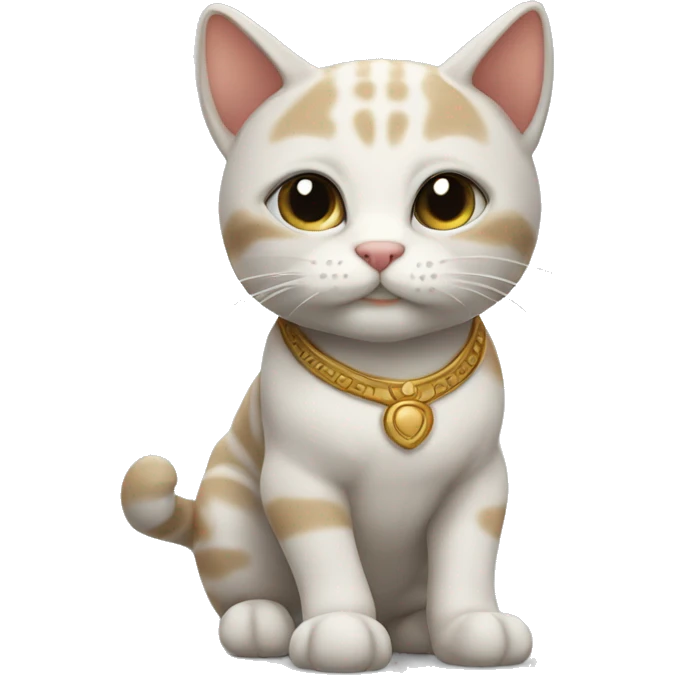 Cute Roman skin cat  emoji